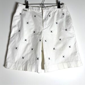 Ralph Lauren White Shorts with Black Details